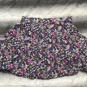 Floral skater skirt